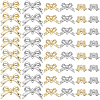 60Pcs 6 Colors Rack Plating Alloy Connector Charms FIND-SC0011-09A-1
