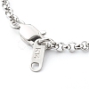 Tarnish Resistant 304 Stainless Steel Rolo Chain Bracelets BJEW-JB06447-01-5