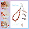 Alloy Heart Lipstick Keychains Making Kits DIY-TA0014-02-5