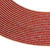 Electroplate Glass Beads Strands GL-CBAA615-01J-3