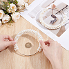 2Pcs Plastic Imitation Pearl Round Beaded Bag Handles FIND-BBC0005-11B-3