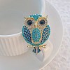 Animal Alloy Rhinestone Brooches for Clothes JEWB-C046-04A-LG-1