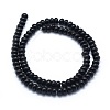 Synthetic Black Stone Beads Strands G-E507-24A-2