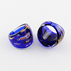 Handmade Gold Sand Millefiori Lampwork Rings RJEW-Q150-M16-B-2