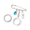Iron Safety Pins JEWB-BR00189-02-5