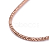 304 Stainless Steel Snake Chain Necklaces NJEW-F248-03A-RG-2