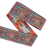 Ethnic Style Embroidery Polyester Ribbons OCOR-WH0079-40B-1