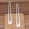 Alloy Hair Fork Findings PW-WG55361-01-1