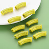Opaque Crackle Acrylic Beads MACR-S372-001N-001-6