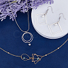 96Pcs 16 Style Brass Linking Rings KK-FH0006-98-4