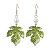 Painting Alloy Dangle Earrings EJEW-JE05740-4