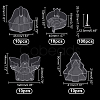 Mixed Shapes Plastic Candle Cups AJEW-PH0017-78-6
