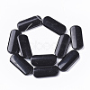 Natural Black Stone Beads Strands X-G-S364-025-2