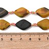 Natural Banded Agate Beads Strands G-B177-C03-01-5