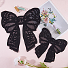 4Pcs 2 Styles Polyester Embroidery Iron on Clothing Patches PATC-GF0001-51B-4