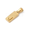 304 Stainless Steel Pendants STAS-Z120-03J-G-2
