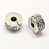 Alloy European Style Clasps PDLC-R001-08AS-1