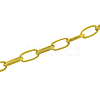 Iron Paperclip Chains CH-R025-15x7mm-G-1