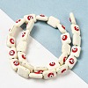 Synthetic Turquoise Enamel Beads Strands G-P507-18A-2