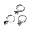 314 Stainless Steel Leverback Earring Findings STAS-WH0036-07P-1