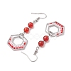 304 Stainless Steel Linking Ring Dangle Earring EJEW-MZ00132-4
