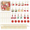 DIY Fruit & Rabbit Drop Earring Making Kit DIY-SZ0007-52-1