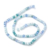Gradient Color Electroplate Glass Bead Strands GLAA-E042-05A-2