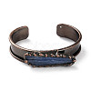 Natural Kyanite Open Cuff Bangles BJEW-A015-01R-3