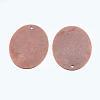 Oval Metal Tags X-KK-N0001-02R-1