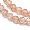 Cubic Zirconia Beads Strands G-G792-47-08C-3