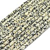 Natural Dalmatian Jasper Beads Strands G-P575-B03-4x1mm-2
