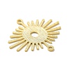 Brass Connector Charms KK-H435-14G-3