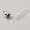 Glass Wishing Bottle Pendant FIND-WH0160-68-2