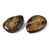 Natural Tiger Eye Pendants G-T122-73C-4