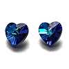 Electroplate Glass Charms X-G030V10mm-001MB-2