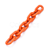 Handmade Opaque Acrylic Cable Chain AJEW-JB00574-08-1
