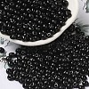 6/0 Opaque Baking Paint Glass Seed Beads SEED-M012-02A-12-1