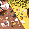 Halloween Theme Alloy Enamel Pendants FIND-SP0004-37-3