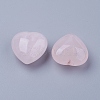 Natural Rose Quartz Heart Palm Stone X-DJEW-P009-01B-2