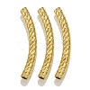 304 Stainless Steel Curved Tube Beads STAS-M071-03G-G-1