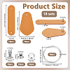 DIY Leather Keychain Making Kits DIY-OC0013-49-2