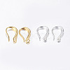 Brass Earring Hooks KK-K197-62-1