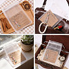 1Pc Gemstone Chip with 201 Stainless Steel Charm Keychains KEYC-CO0001-01A-6