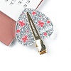 Valentine's Day Heart Acrylic Alligator Hair Clips PW-WG71372-04-1