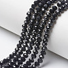 Opaque Solid Color Imitation Jade Glass Beads Strands LS-EGLA-A044-P8mm-D18-1