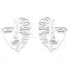 Non-Tarnish 201 Stainless Steel Filigree Joiners Links STAS-N090-LA942-1-1