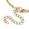304 Stainless Steel Oval Link Chain Bracelets for Women BJEW-JB10367-4
