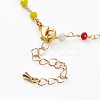 Faceted Glass Beaded Necklaces NJEW-JN03278-02-3