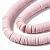 Handmade Polymer Clay Beads Strands CLAY-R089-8mm-145-2