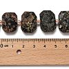 Natural Snowflake Obsidian Beads Strands G-H078-B22-01-5